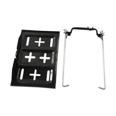 Iron Battery Mounting Tray Universal Adjustable Design Antislip Base Battery Tray Holder for Automotive Use