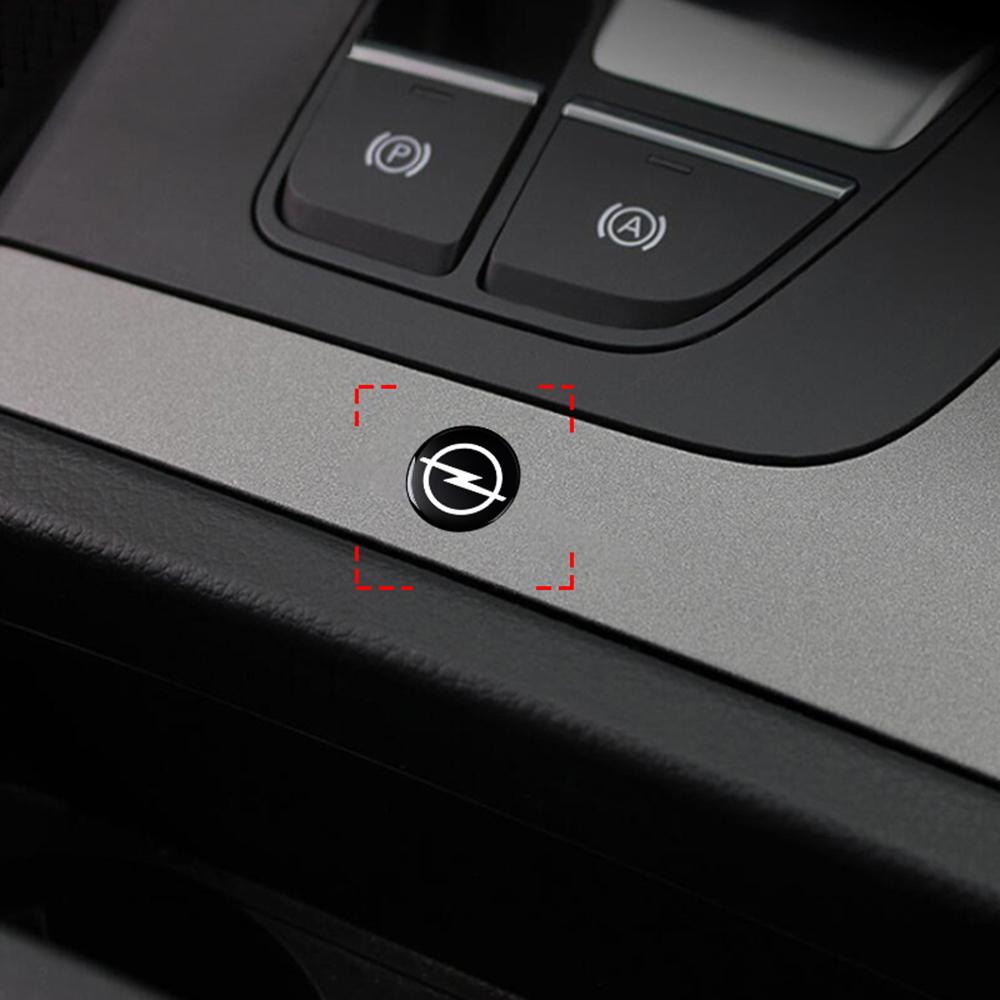 2/5/10/20pcs 14MM Car Remote Key Emblem Decoration Logo Stickers for Opel Astra H G Insignia Antara Ampera Mokka Zafira Corsa