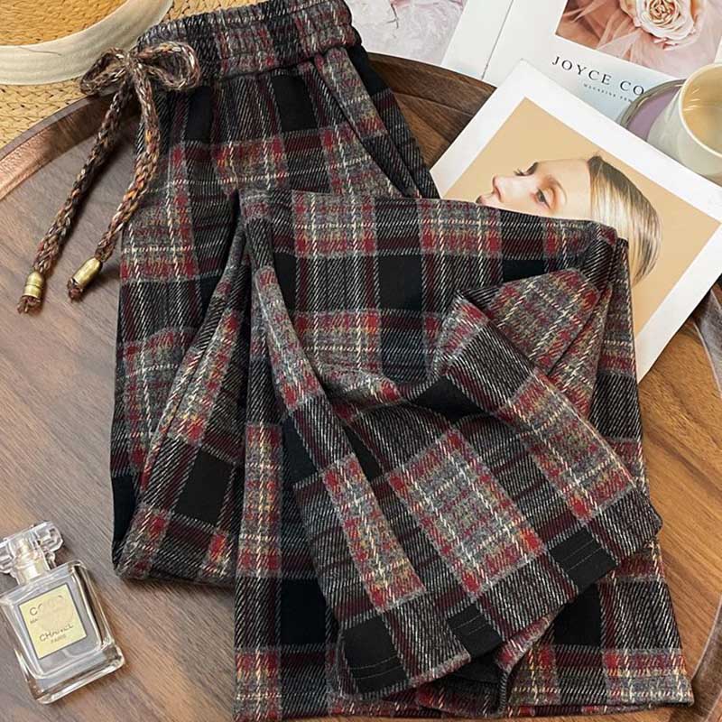 

Брюки женские эластичные с высокой талией, длинные, больших размеров, двухслойные утолщенные, тянущиеся, универсальные, повседневные XXXXXXL