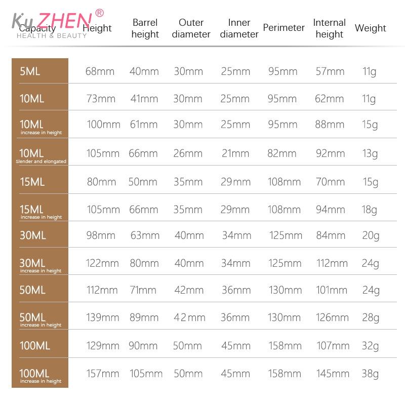 5-50ML 1PCS Thickened Kraft Paper Jar Box Paper Gift Packaging Round Cylinder Oil Bottle Package Cardboard Tube For Oil Perfume