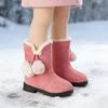 Fashionable And Cute Fleece,lined Warm Cotton Boots For Girls