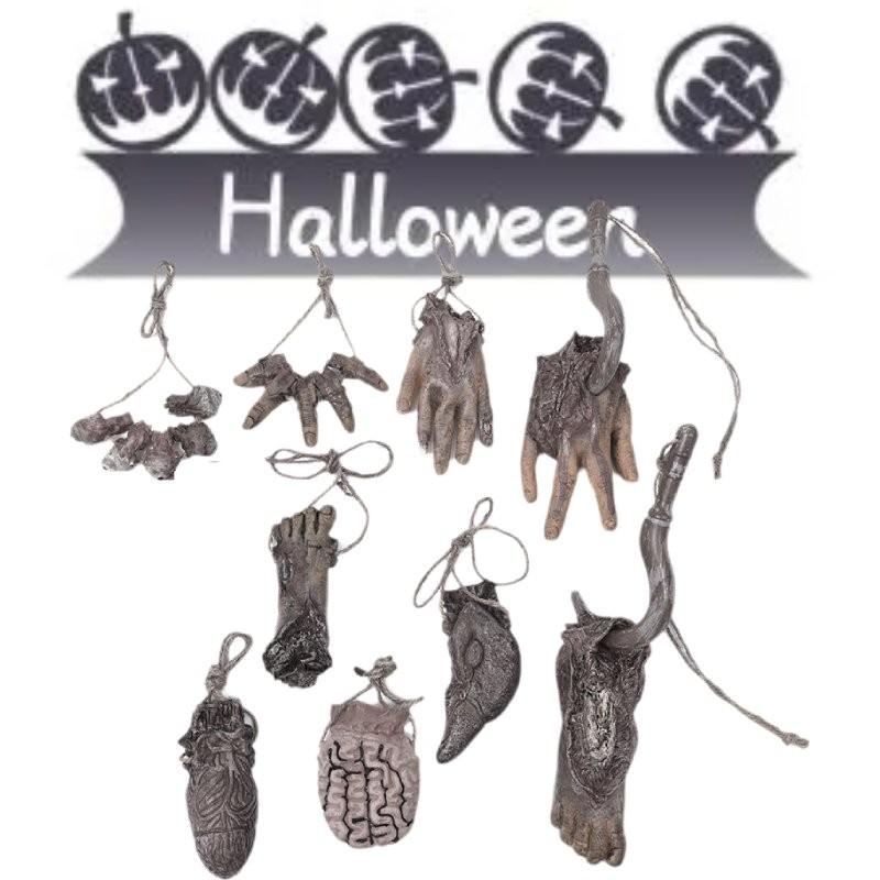 Gruesome And Eye-catching Halloween Decoration Props Featuring Severed Fingers And Limbs