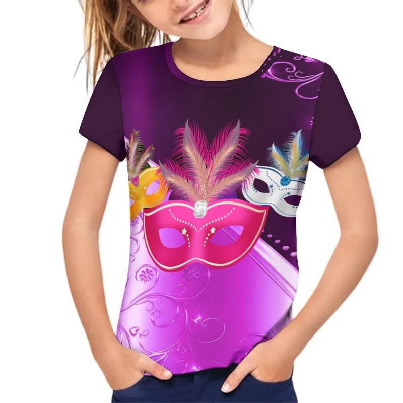 Kids T Shirt Short Sleeved T-shirt Summer Children's Printed Top Stylish Summer Outfit Shirt