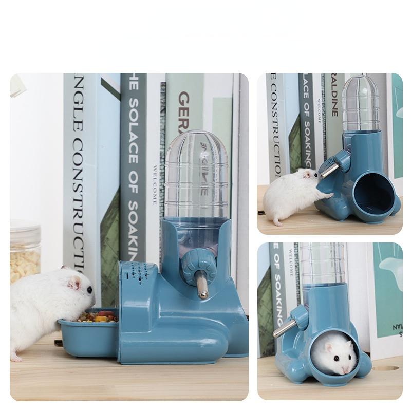 Hamster Den Drinker Leak-proof Pet Feeder Stable Multifunctional Standing Type Cage Accessories