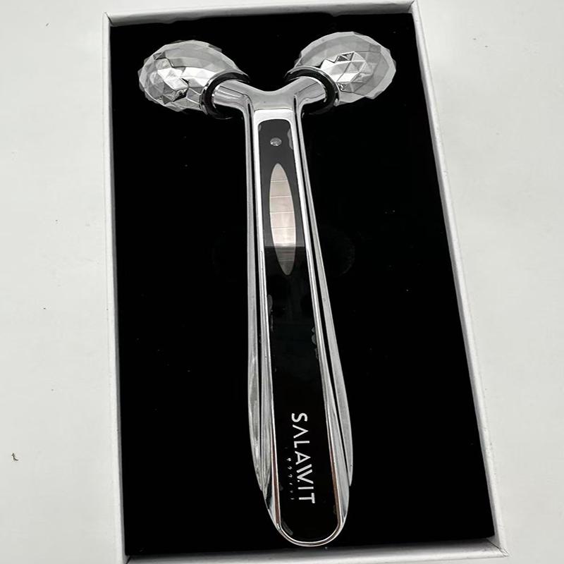 3D Facial Roller Massager, Full Body Massage Relaxation, Y-shaped 360 Rotating Anti-Aging Firming Skin Massage Skin Care Tool