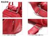 Genuine Cowhide Leather Backpack Bag [IUHA] 3-way (mb1102002003) (Red)
