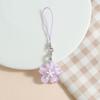 Solid Color Transparent Bag Phone Chains Fresh Kawaii Pendent Accessory  Spring Summer