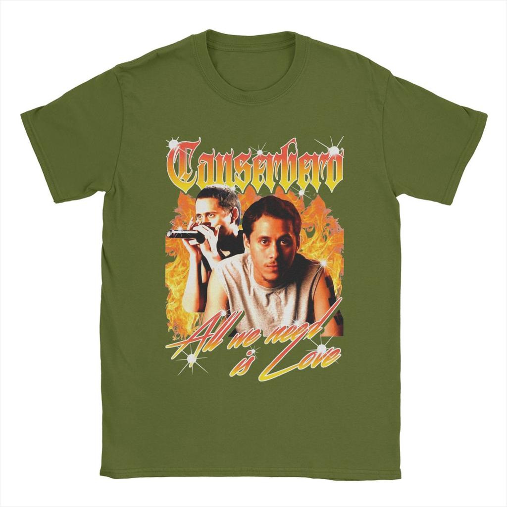 Casual Canserbero T-Shirt Men Crewneck Cotton T Shirts Short Sleeve Tee Shirt Printed Clothing