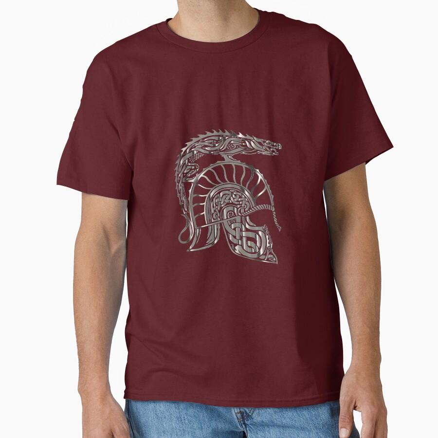 Spartan Warrior Helmet Ancient Greece This Is Sparta T Shirt for Men Large Size Adult Tops S-6XL