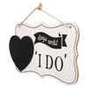 Front Door Wreaths Rustic Square Indicator Wooden Plaque for Home Party Decoration