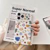 Cartoon Animal iPhone 17 Pro Max Case - Double Layer IMD with Precision Holes