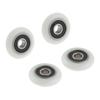 2 ks 26/28mm Koupelnová skříňka Sprchový kout Kladka Koupelna Skleněné posuvné dveře Vodicí lišta Kolečka Příslušenství Kolečka Váleček pro sprchový kout