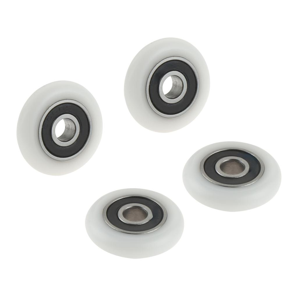 2 ks 26/28mm Koupelnová skříňka Sprchový kout Kladka Koupelna Skleněné posuvné dveře Vodicí lišta Kolečka Příslušenství Kolečka Váleček pro sprchový kout