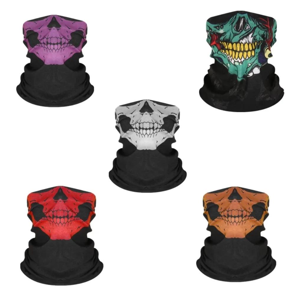 Neuer Schal Totenkopf Herren Sturmhaube Winddicht Atmungsaktiv Motorradhelm Bandana Gesichtsbedeckung Radkappen