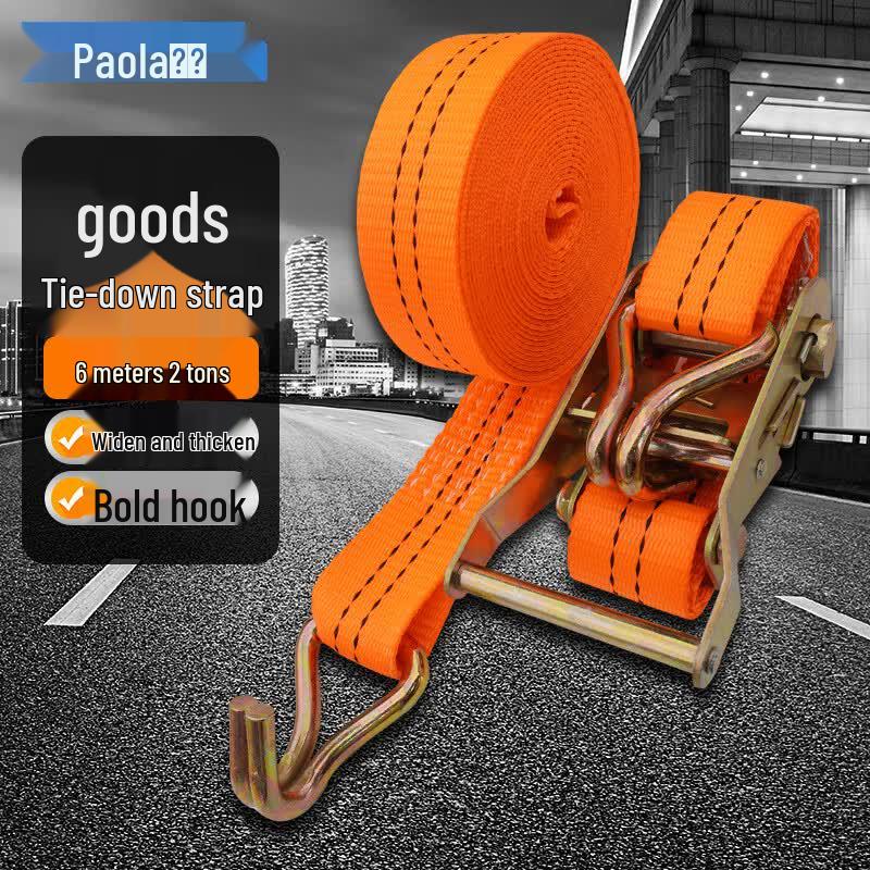 Paola Truck Cargo Ratchet Tie-Down Strap 6 meters