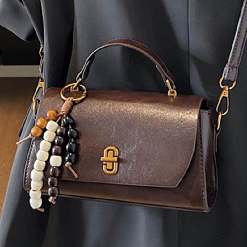 Modische kleine quadratische Handtasche, Retro-Trend Umhängetasche, Koreanische Nischenqualität Einzel-Schultertasche