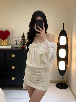 Rochie de Slăbit Femei Stil Coreean 2026 - Elegantă, Accent pe Talie, Modă pentru Naveta Zilnică