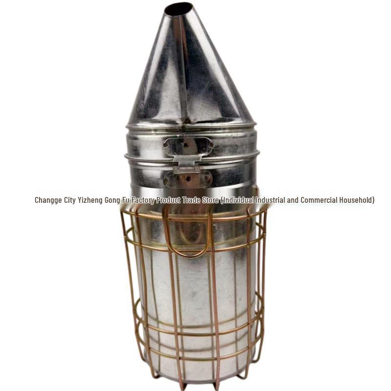 Stainless Steel Bee Smoker with Leather Bellows