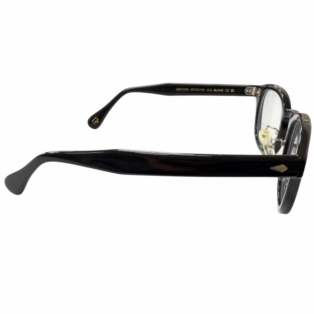 Excellent MOSCOT Glasses LEMTOSH Wellington Frame Black Mens Used