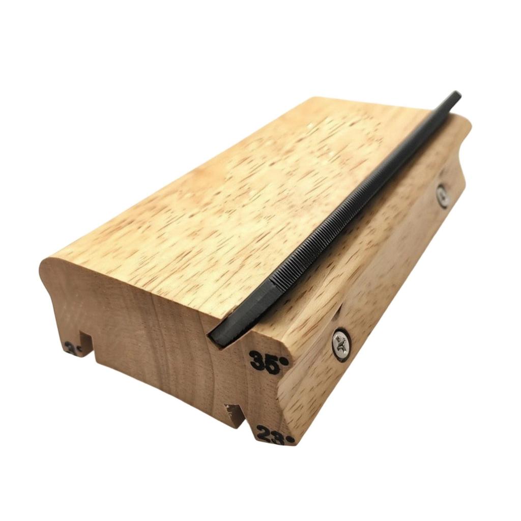Accurate Fret-End Beveling File with Metal Filing Strip Premium Guitar Fret