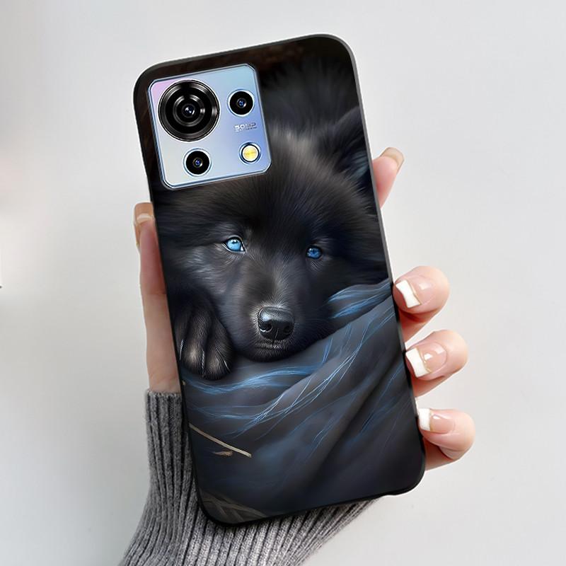 For ZTE Blade V50 Vita Case Luxury Cute Love Rabbit Funny Black Soft Silicone Phone Casing For ZTE BladeV50 Vita V50Vita Cover
