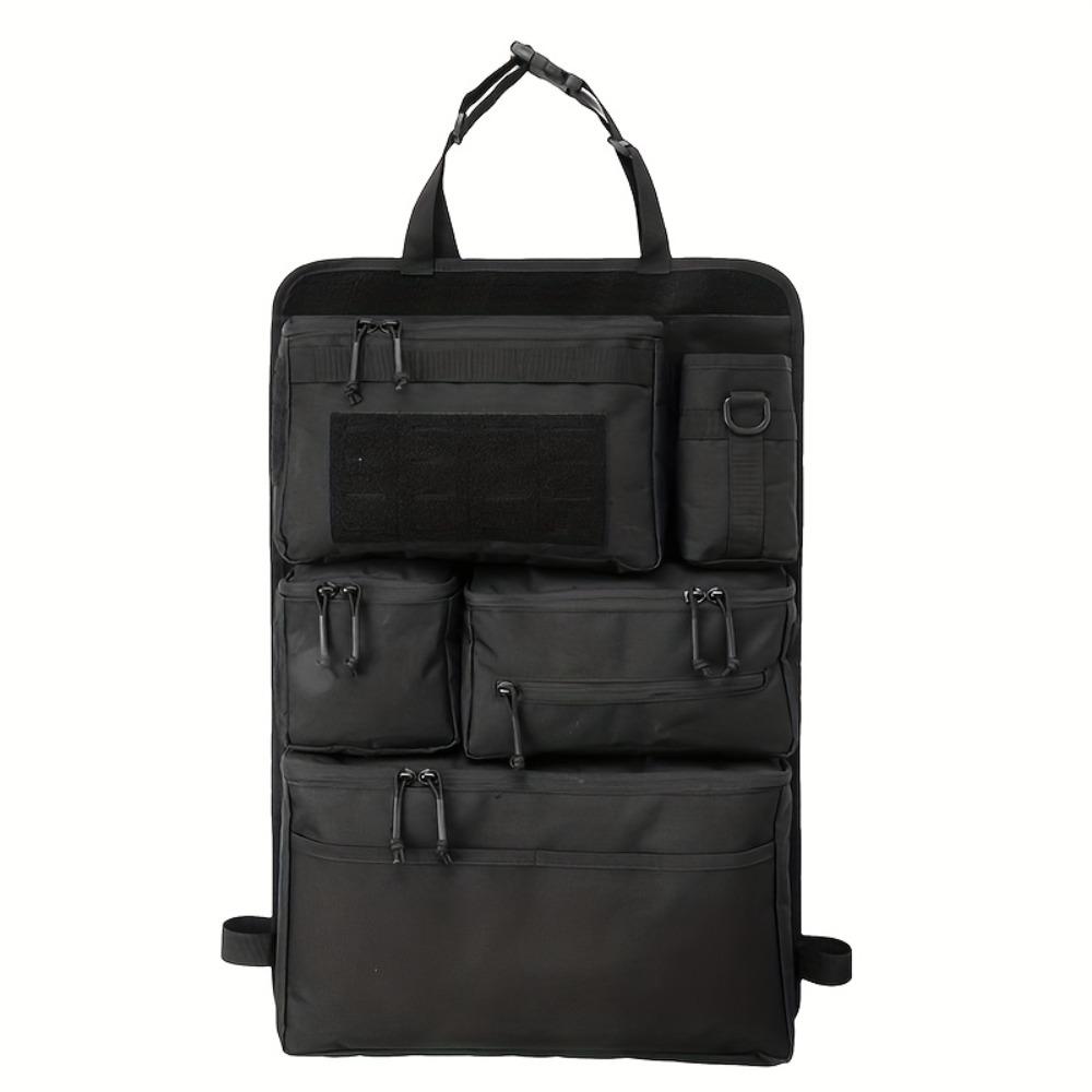 Portable Car Seat Back Storage Bag Multifunctional Hanging Rear Seat Bag  Camping Accessories