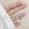 Kamelie Mückenspirale Halter Perlenblume Retro Ohrclips Ohrringe - Kein Piercing erforderlich