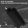 Nose Hair Trimmer IPX7 Waterproof Wet/Dry Use Low Noise Rechargeable Nose Hair Trimmer with Long Battery Life