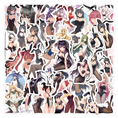 50/340 Anime Sexy Girl Graffiti Aufkleber Dekorative Skateboard Gitarre Persönlichkeitsaufkleber