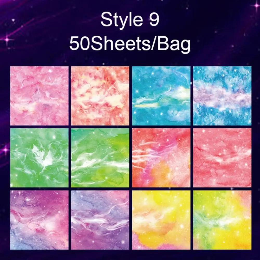 Square Star Sky Constellations Origami Paper Kid DIY Handmade Double-sided Coloring Fold Craft Paper Art Material Gift For Kids