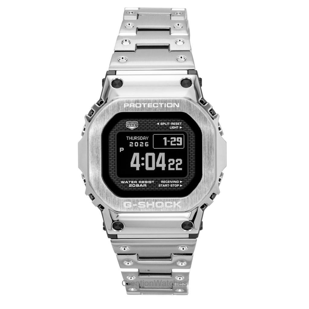 

Casio G-Shock Цифровий Повністю Металевий Зв язок зі Смартфоном Сонячний GMW-BZ5000D-1 200М Чоловічий Годинник чорний