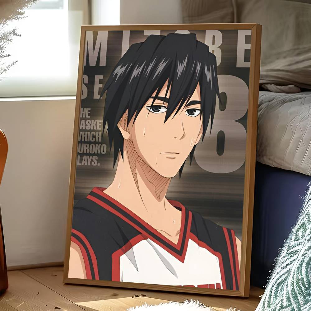 Anime Kuroko's Basketball Mitobe Poster Sticker Print Waterproof Wall Art For Living Room Bedroom Home Decor