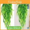 Indoor Artificial Plant Wall With Plastic Fern Vines For Home Decor