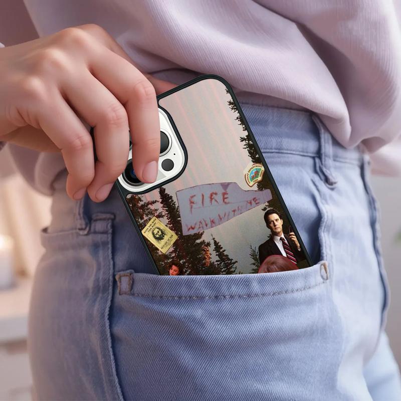 Twin Peaks Meanwhile Phone Case For iPhone 17 Air 15 16e 14 13 Pro Max Coque 12 11 Pro Max PLUS cover