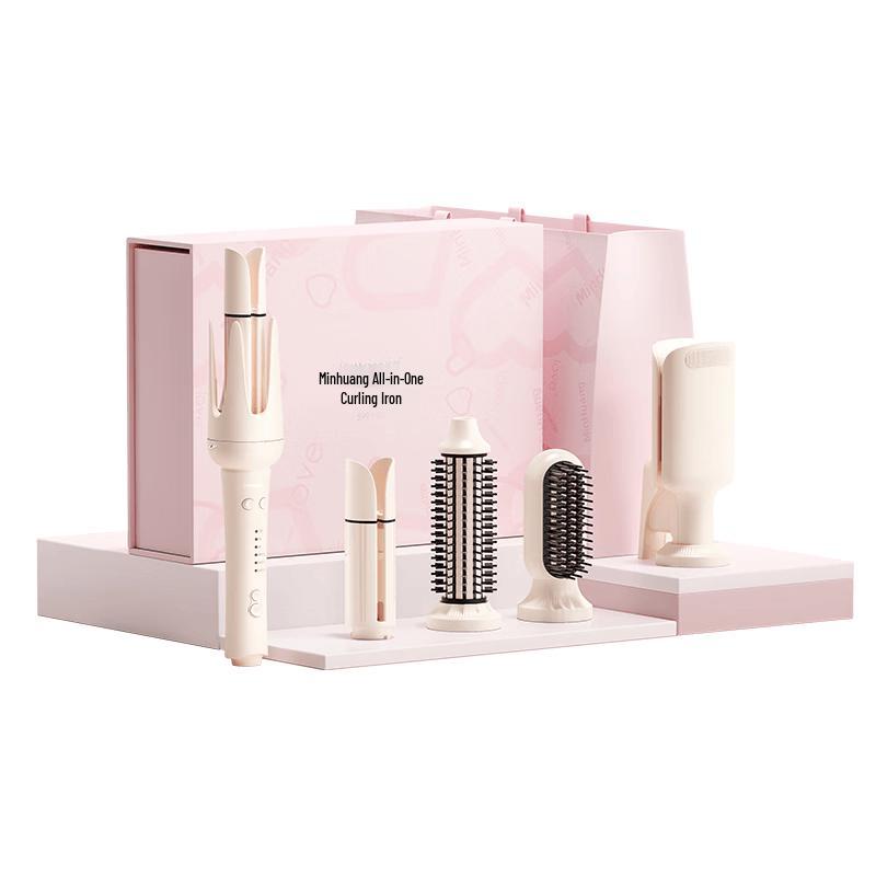 MinHuang XN-399 5-in-1 Automatic Hair Styler Gift Set CN plug (adapter included)