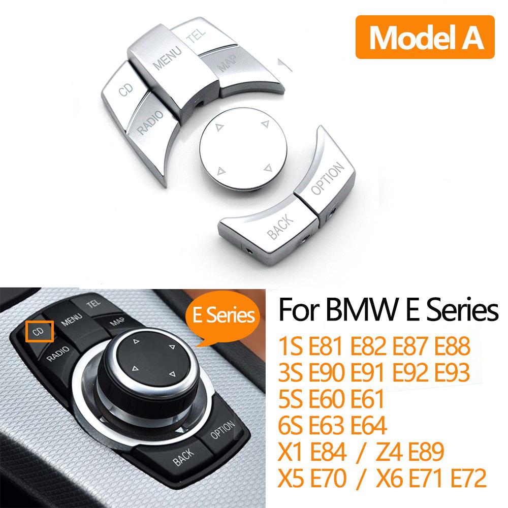 Central Multimedia CIC i-Drive Control Button Kit For BMW 3S 5S X1 X5 X6 E60 E61 E81 E82 E87 E88 E84 E89 E90 E91 E92 E70 E71 E72