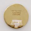 HERMES Corozo Earring vintage gray Plated Gold 10g Women Used