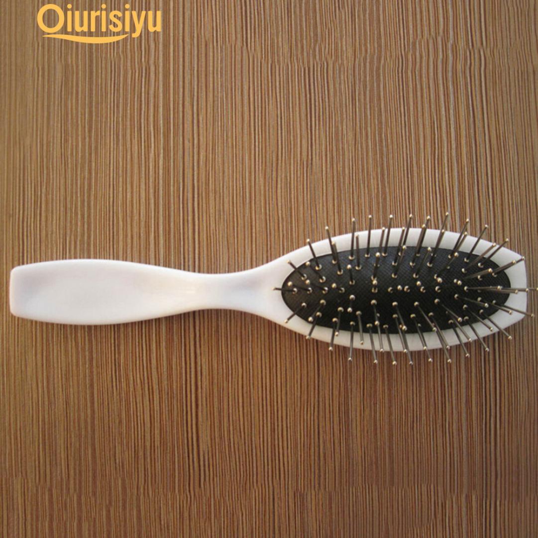 

Массажная щетка для волос, парик, стальная расческа, расческа, массажер для кожи головы, здоровье и красота белый