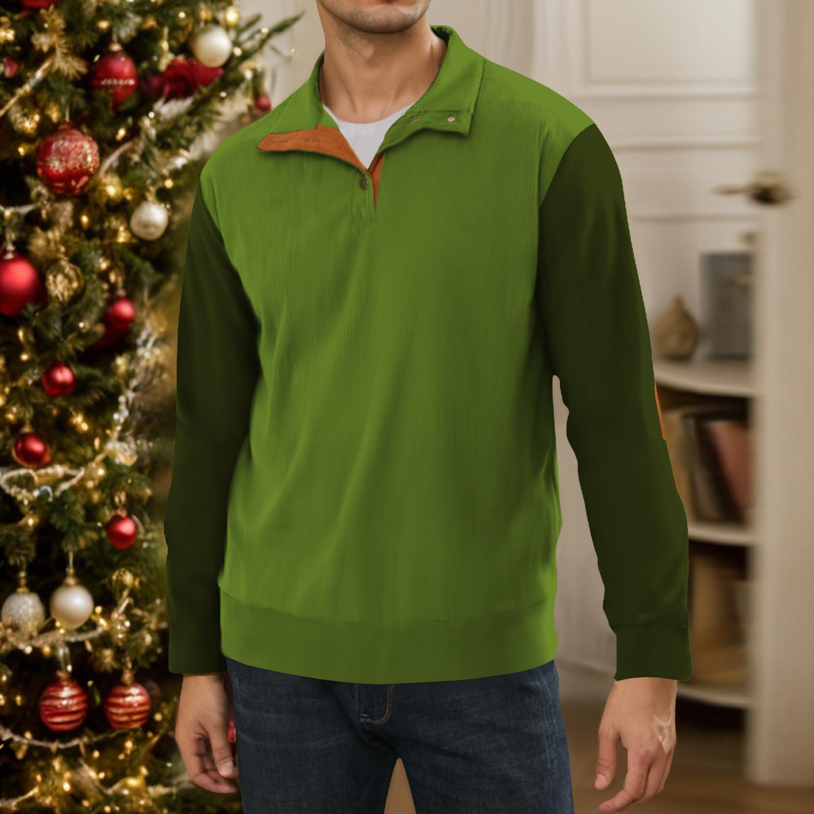 

3-Button - Мужская толстовка с воротником-стойкой, повседневная толстовка с капюшоном и пряжкой L