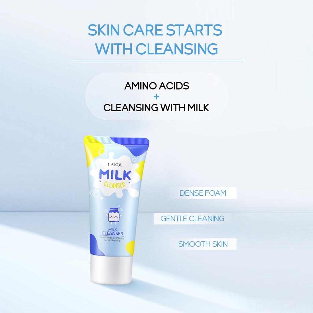 Milk Facial Cleanser Fine Pore Moisturizing And Moisturizing Facial Cleanser 50g
