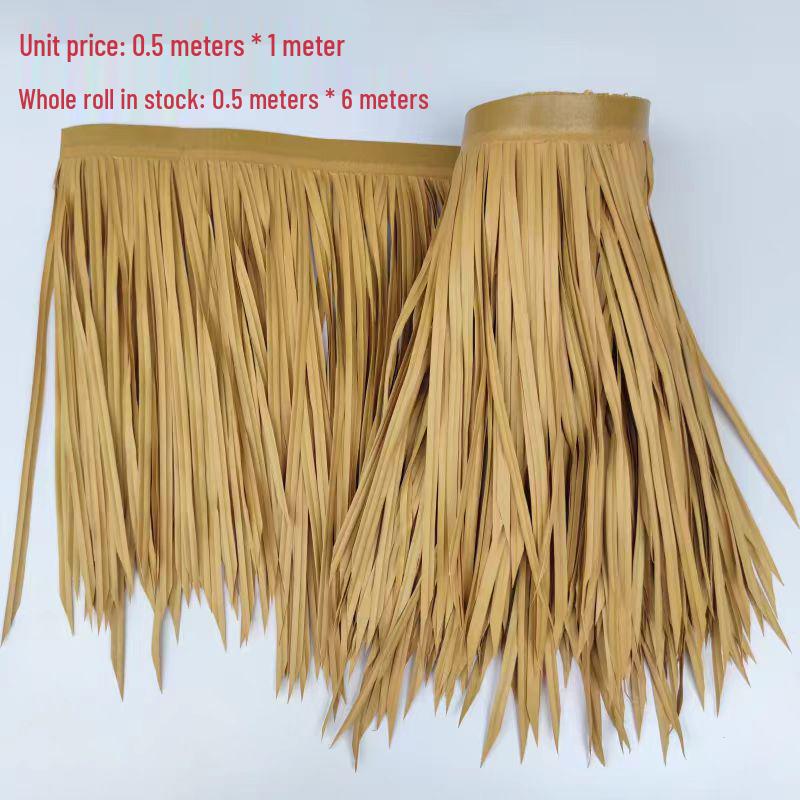 Simulated Fur Thatched Roof Roll for Gazebos and Houses