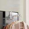 Folding Clothes Hanger Indoor Multifunctional Wall Mounted Travel Plastic Clothes Hanger Portable Five Hole Clothes Hanger LS