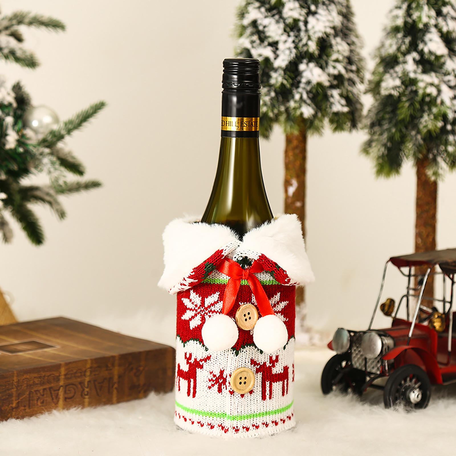 

Christmas Wine Bottle Cover Merry Christmas Decorations For Home 2025 Christmas Ornament Xmas Navidad Natal Gifts New Year 2025 See below for size descriptions