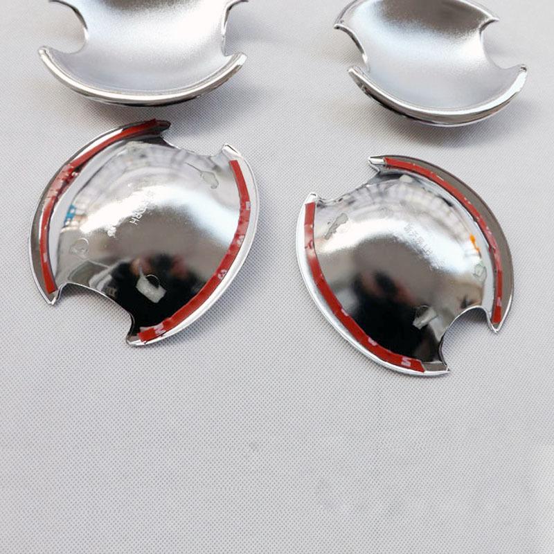 Door Handle Bowl Trim Cover for Nissan Qashqai J10 Dualis 2013 2012 2011 2010 2008 2 1.6 Chrome Car Styling Auto Accessories