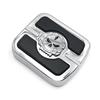 Motorcycle Parts Skull Small Brake Pedal Pad For Harley Night Train Springer Softail Custom FXSTC CHROME