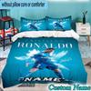 Custom Name 3PCS Powerful Player Seven Heart Bedding Set, Bedding Set Including 1pc Duvet Cover And 2pcs Pillowcases for Bedroom,Dormitory Gift
