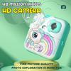 Children Camera Mini Instant Print Digital Camera 32G Memory Card Printing Paper Kids Video Educational Toys For Boys Girls