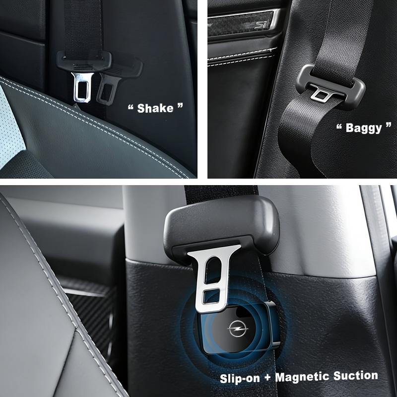 Magnetic Attract Car Seat Belt Holder Stabilizer Fastener Style FitFor Opel Astra Antara Zafira Tigra Rocks Mokka Corsa Insignia