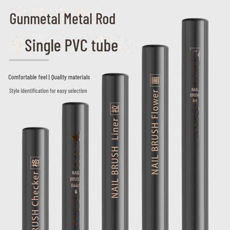 Japanese Professional Nail Art Brush Set for Gradient, Line, and Flower Painting