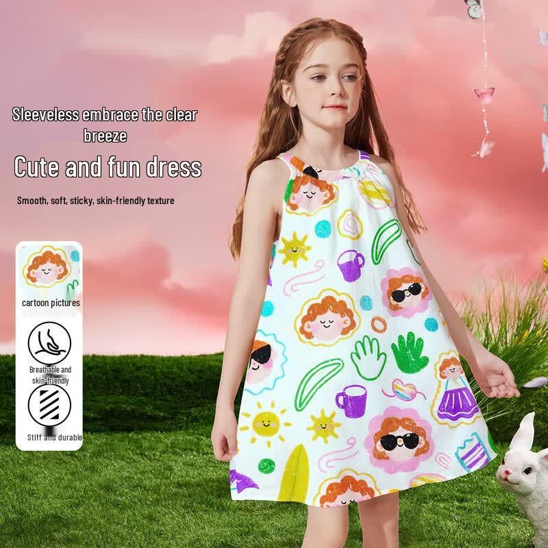 ABC KIDS Kids  Halter Neck Dopamine Strap Dress 150